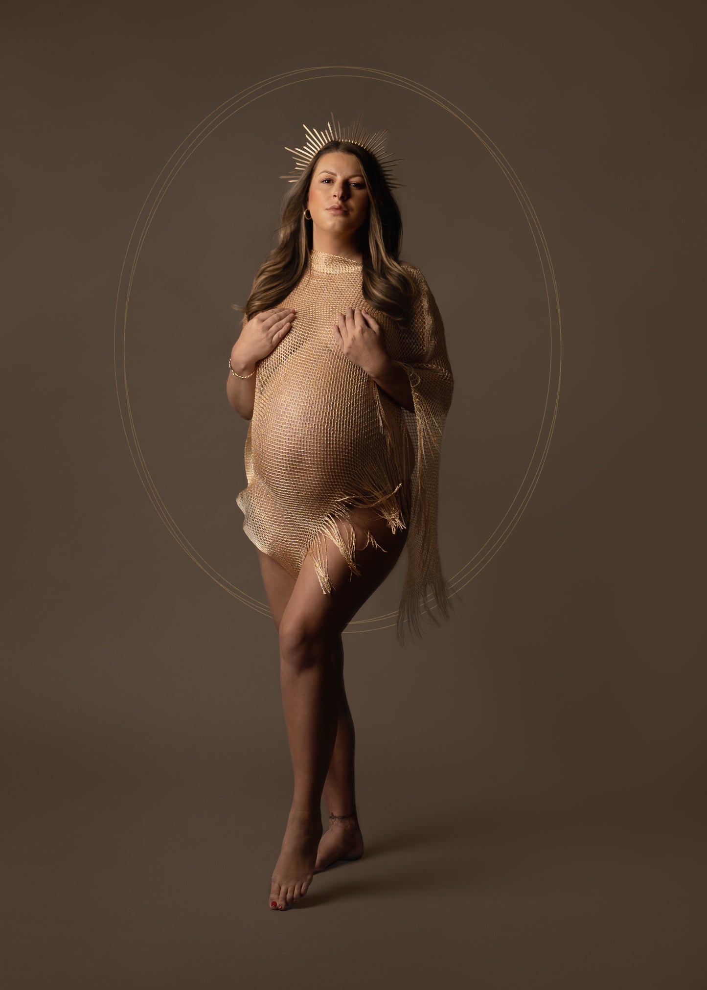 Fine Art Pregnancy Photoshoot - Maternity Photography - Baby Bump