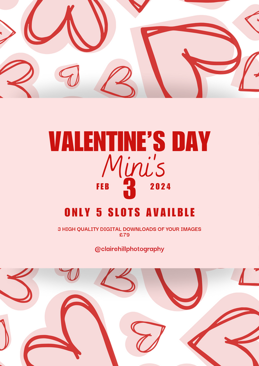 Valentines Day Mini Photo Shoot - Claire Hill Photography
