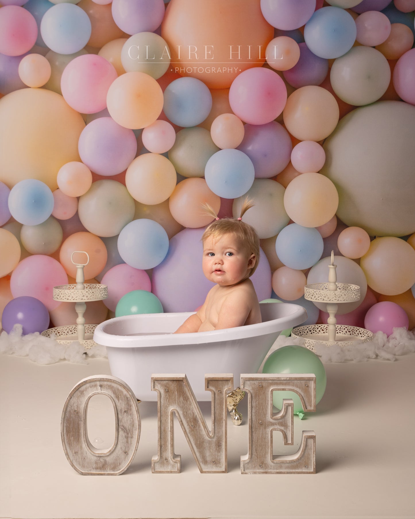 Fun & Professional Babies Cake Smash and splash photo shoot with Claire Hill Photography based in Wolverhampton West Midlands near Birmingham, Shropshire, Staffordshire & Telford 