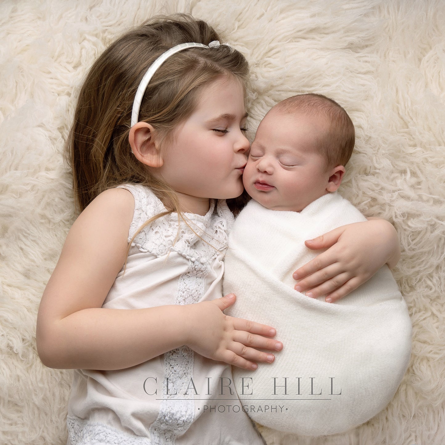 Professional sisters sibling photography photos by Claire Hill Photography. Studio based in Perton Wolverhampton West Midlands and Shropshire book todays and Shropshire book today