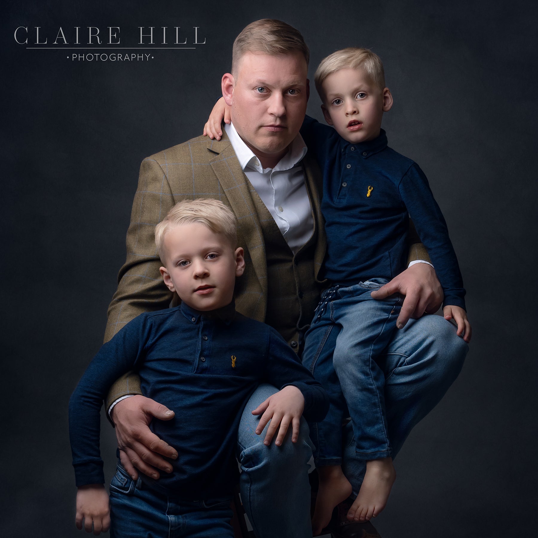 Professional family portrait photography photo shoot by Claire Hill Photography. Studio based in  Perton Wolverhampton West Midlands and Shropshire book today
