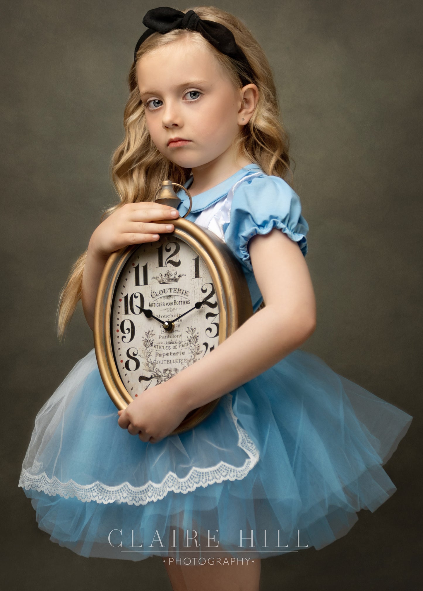 Magical Alice in wonderland fairytale photo shoot by Claire Hill Photography. Studio based in Perton Wolverhampton West Midlands and Shropshire book today
