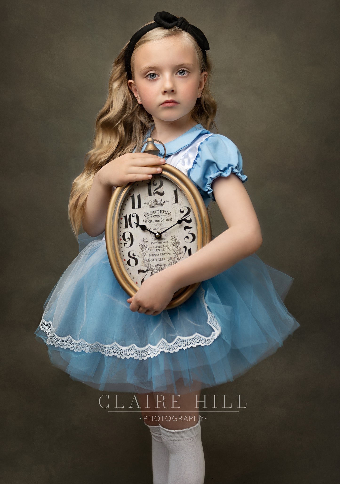 Magical fairytale photo shoot Alice in wonderland themed photos by Claire Hill Photography. Studio based in Perton Wolverhampton West Midlands and Shropshire book today
