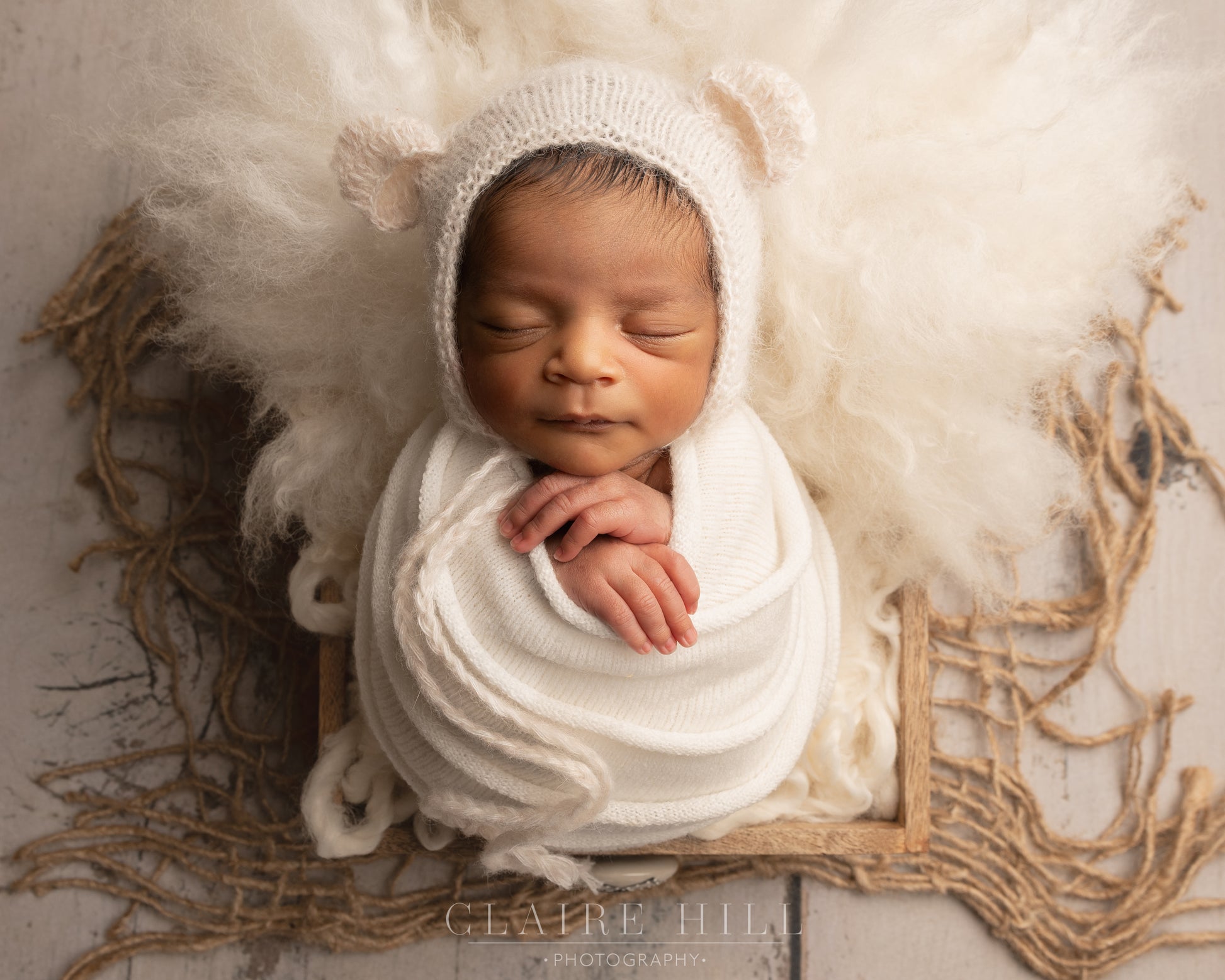 Wrapped Newborn Photography West Midlands - Claire Hill Photography  