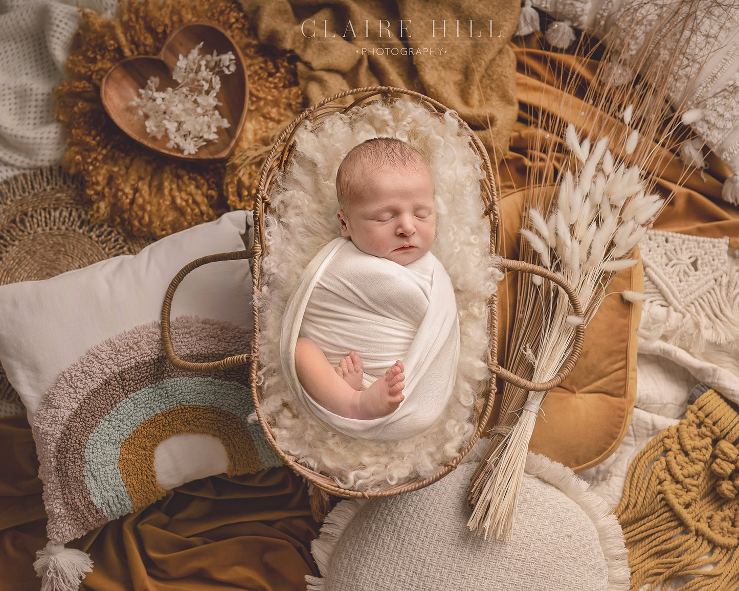 Fine Art Newborn Baby photography photos by Claire Hill Photography. Studio based in  Perton Wolverhampton West Midlands and Shropshire book today